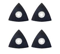 QLEUIFT 4 PCS Sander Multitool Piastra abrasiva 80 mm, Accessorio ottimale per Fein Multimaster, Bosch, Parkside, Ryobi, Worx, Workzone e Altro Ancora, Carta vetrata Multifunzionale per Utensili