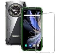 Qlfemna Cover per Blackview BV9300 Pro (6.7") con 1 Pezzo Pellicola Vetro Temperato, Trasparente Custodia Ultra Sottile Morbido TPU Silicone, Antiurto Anti-Graffio Protettiva Cover Case