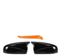 Qlhshop Copertura di Ricambio per specchietto retrovisore Stile M per BMW X5 E70 X6 E71 2007-2013, Accessori Esterni, Colore Nero Lucido, 1 Coppia (Sinistra-Destra)