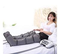 QLIGHA Massaggiatore per gambe, compressore d'aria, massaggiatore portatile per pressoterapia per la circolazione e il rilassamento dei muscoli, massaggiatore a pressione dell'aria