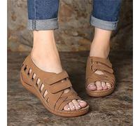 QLIGHA Pantofole Donna Ciabatta Sandali Da Zeppa A Plateau Casuale Scarpe Da Spiaggia Estate Sandali Punta Aperta Scarpe