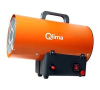 Qlima GFA1010 Riscaldatore Stufa a Gas ad Aria Forzata Termoventilatore Industriale Alta Potenza a Butano o Propano Accensione Rapida Generatore Calore Istantaneo con Ventola 10Kw 160m3 730gr/h