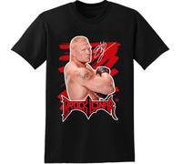 QLKNSC Brock Lesnar T-Camicie e T-Shirt Unisex Tee Black(XX-Large)