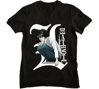 QLKNSC Death Note How to Use It Anime Licensed Ufficially Adult White Yellow Black Red Mens Women T T-Shirts a Manica Corta 100% Cotone, Colore 18, XXL