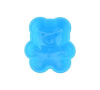 QLLQ Grazioso orso in silicone per torte, muffin, gelatina, utensili da cucina (blu), silicone