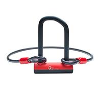 Qloc Security Dispositivo antifurto u ø14 con Cavo ø12/1000mm e Supporto 75/150mm