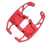 QLOREGS Palette del Volante Padd Compatibile con per Polo per GTI 2014 2015 2016 2017 2018 2019 Leva del Cambio in Alluminio Estensione per Volante Auto 2 Pezzi.(Red)