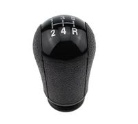 QLOREGS Pomello Cambio Compatibile Con Ford Per Focus Per Mustang 2005-2012 Per Fiesta MK6 2002-2008 Pomello Del Cambio A 5 Marce, Accessori Per Auto.(Black)