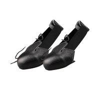 QLoztyse 1 Paio Copriscarpe Punta Scarpe Copertura Scarpe Sovrascarpe Antinfortunistica Microfibra Gomma Protezione Punta Piede Cinturino Regolabile Antiscivol, Testa D'acciaio