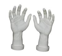 QLoztyse 2 Mani di Manichino per Accessori di Costume, Bianco