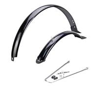 QLoztyse 2 Pezzi para Bici Ruota Set para Anteriore Posteriore Accessori Materiale PP Impermeabile Adatto per Ciclismo Sostituzione, Tutore d'Argento