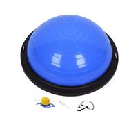 QLoztyse Balance Ball Mezza Cupola Pilates Allenamento Squat Nonslip Stabilità Tappetino Touch Downs Coordinazione Corpo Resistente Adatto per Bambini ADU, Blu