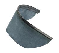 QLoztyse Bavaglino per Casco, Copricollo, Protezione per Il Collo, Sciarpa, Resistente Alle Fiamme, Copertura Frontale Estesa, Facile Installazione, Similpelle, Blu Grigio