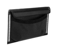 QLoztyse Boat Storage Mesh Bag Borsa Organizer Barca Tasca Rete Nylon Strisce Riflettenti Stabilità Multifunzionale Adatto per Ponte Vivere Marino Pesca, 45.7 Cm X 30.5 Cm