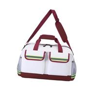 QLoztyse Borsa Soccorso Resistente Portaoggetti Emergenza Shockproof Organizer Capiente Oxford Adatta per Missioni Soccorso Viaggio Casa Auto, Rosso
