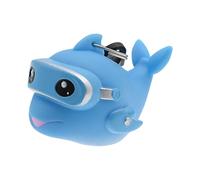 QLoztyse Ciondolo a Forma di Delfino, Copri Boccaglio per Erogatore, Protezione per Immersioni Subacquee, Portatile, a Forma di Cartone Animato, Protegge L', Blu