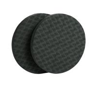 QLoztyse Confezione da 2 Ginocchiere per Ginocchia, Gomiti, Polsi E Mani; Accessori per Il Fitness; Cuscinetti di Supporto Rotondi Portatili per Allenamenti, F, Nero