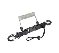 QLoztyse Dive Snappy of Coil Lanyard Telecamere con Corda Elicoidale a Molla Resistente alla Perdita con Clip E Telecamere con Fibbia a Sgancio Rapido Telecame, Bianco Trasparente