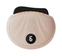 QLoztyse Gua Sha Massaggiatore Viso Raschietto Elettrico Termico Vibrazione Intensa Strumento Anti Età Design Adatto per Donne Beauty Routine, Beige
