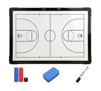 QLoztyse Lavagna da Basket Tattica Basket Cancellabile Portatile Tabellone Allenamento Professionale Rewritable con Pennarello Accessori Basket per Pianificazi, Sospeso