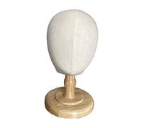 QLoztyse Manichino Testa Espositore Supporto Parrucche Modello Tessuto Base Legno Resistente Freestanding Adatto a Salone Casa Negozio Centro Commerciale, Modello di testa di bambino