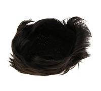 QLoztyse Men Parrucca Capelli Corti Parrucca Quiff Parrucca Sintetica Parrucca Resistente al Calore Applicazione Versatile per Feste Travestimento Usi Cosplay