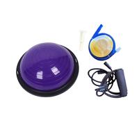 QLoztyse metà Palla di Equilibrio, metà Palla da Ginnastica, Base Antiscivolo, Attrezzo per Allenamento, Allenamento Dell'equilibrio per La Stabilità, Viola