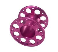 QLoztyse Mulinello da Immersione Leggero in Lega di Alluminio, Ideale per attività Subacquee Come La Pesca Subacquea, Rosa Rosso