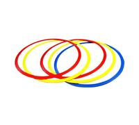 QLoztyse Set di 12 Anelli per L'allenamento della Mobilità, Ideali Come Attrezzo Anelli per La Coordinazione nel Calcio, per Un Efficace Allename, 40 cm 5 Pezzi