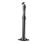 QLoztyse Supporto Telecamera Staffa da Parete Montaggio Universale Supporto Regolabile Accessori Sorveglianza Alluminio Compatibile con Proiettori Mini, Nero, da 30 a 60 Cm
