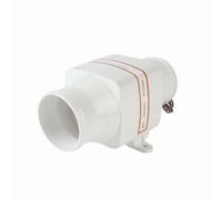 QLoztyse Ventilatore Marino Ventilatore Soffiante in Linea Estrattore Ventola Compatta Materiale Plastica Flusso d'Aria Dritto Lisce Collegamento 4in Montaggio, NMIB1-270-02 12V