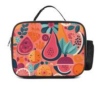 QLPTM Diversi tipi di frutta Lunch Box Isolato Lunch Bag Riutilizzabile Lunchbox Portatile Lunch Tote per Viaggi Picnic Escursioni
