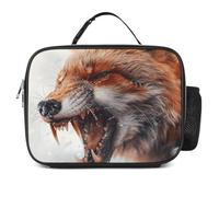 QLPTM Open Your Mouth Angrily - Borsa termica per il pranzo, riutilizzabile, portatile, per viaggi, picnic, escursioni
