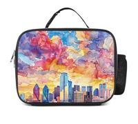 QLPTM The Is Beautiful - Borsa termica per il pranzo, riutilizzabile, portatile, per viaggi, picnic, escursioni