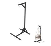 QLS Amaca Base Acciaio Con Gancio 212 CM Stabile fino A 100 KG Esterno Nero