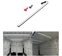QLS Illuminazione a LED per vano carico, illuminazione interna, bagagliaio, 100 cm, luce nera, per auto, camper, camper, camper, roulotte, camper, cucina, camera
