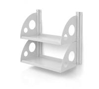 QLS Set di scaffali con ripiani e guide da parete, per garage e officina | Il sistema di scaffali modulari può essere ampliato orizzontalmente e verticalmente e cresce in modo flessibile secondo le
