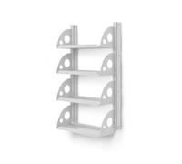 QLS Set di scaffali con ripiani e guide da parete, per garage e officina | Il sistema di scaffali modulari può essere ampliato orizzontalmente e verticalmente e cresce in modo flessibile secondo le