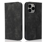 QLTYPRI Custodia a portafoglio per iPhone 16 Pro Max da 6,9 pollici, compatibile con caricatore Magsafe, custodia magnetica a portafoglio in pelle PU con blocco RFID, slot per carte di credito