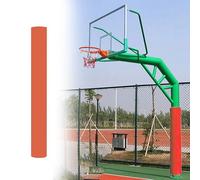 QLXIAOIA 1 Cuscinetto Avvolgente for palo da Basket for canestri da Basket da 4" 5" 6" 8", Ideale for l'uso in comunità, Patio e Parco(Orange,220mm)