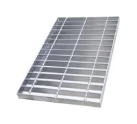 QLXIAOIA 1 griglia di scarico zincata per strade di ingresso: coperture in acciaio per una gestione efficiente dell'acqua in giardini, parcheggi e altro ancora(50 x 20 x 3 cm)