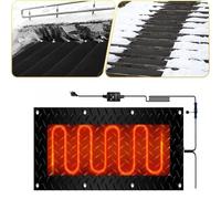 QLXIAOIA Tappetino for sciogliere la Neve all'aperto - Tappetino for sciogliere Il Ghiaccio in Gomma Antiscivolo for vialetto e passerella for l'inverno(40x200cmx1Pcs)