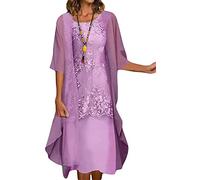 QLXYYFC Abito da Donna in Due Pezzi, Abito in Pizzo, Abito Festivo, Abito da Sposa in Due Pezzi, Abito Elegante con Abito Giacca, Abiti da Damigella d'Onore, Abiti da Cocktail, Abito da Sera