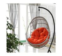 QLXYYFC Sostituzione del Cuscino per Sedia a Uovo, Cuscini per Sedia Amaca Impermeabili Cuscini per Sedia a Cestino Sospesi Staccabili Cuscini per Sedia a Dondolo per Interni ed Esterni (Color : Oran