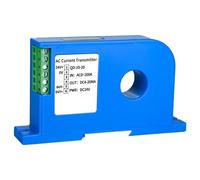 QLYMDDSA 4-20 mA 0-10 V 0-5 V RS485 Trasmettitore a corrente alternata 100 A 300 A 400 A 500 A 600 A 35 mm DIN AC 0-600 A DC24 V sensore di corrente (35 mm, AC0-100A_0-5 V Out. put_DC24 V)