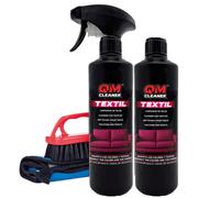 QM Cleaner Kit di pulitore a secco tappeti divani sedili (1l panni in microfibra