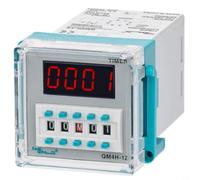 QM4H-1Z Relè orario digitale SPDT per DH48S, timer di ritardo regolabile con funzione di reset e gate, 220 V 5 A 8 pin guida DIN (QM4H-1Z)