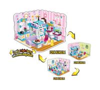 qman idee illimitate camera delle ragazze 3in1 set di costruzione (194 pezzi)
