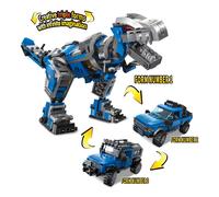 Qman Idee senza limiti 3 in 1 tecnologia meccanica - dinosauro robotico e fuoristrada