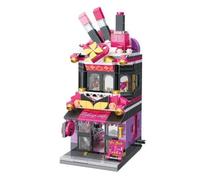 Qman Keeppley by C0103 City Trendy Cosmetics Store - Set di mattoncini per costruzione di casa e strada